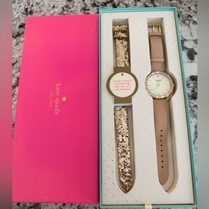 Kate Spade LIKE NEW Metro Grand Watch with Interchangeable Bands